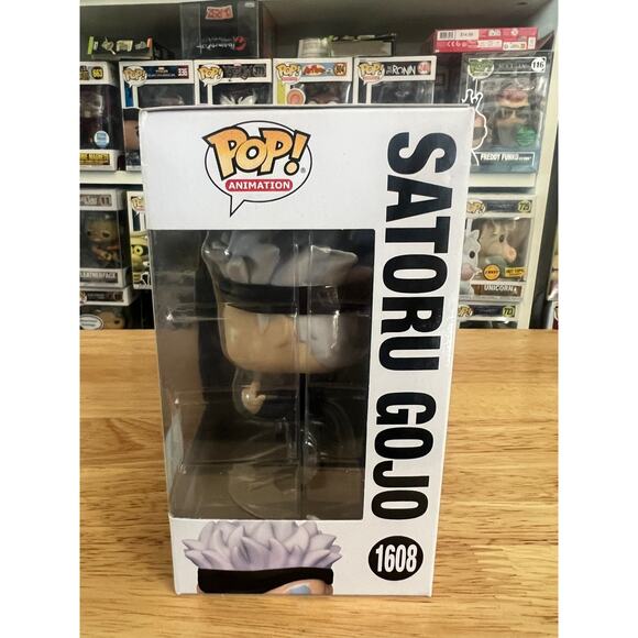 OFFICIAL SDCC STICKER Satoru Gojo Defeated Jogo Funko Pop #1608 Jujutsu Kaisen - Picture 4 of 6